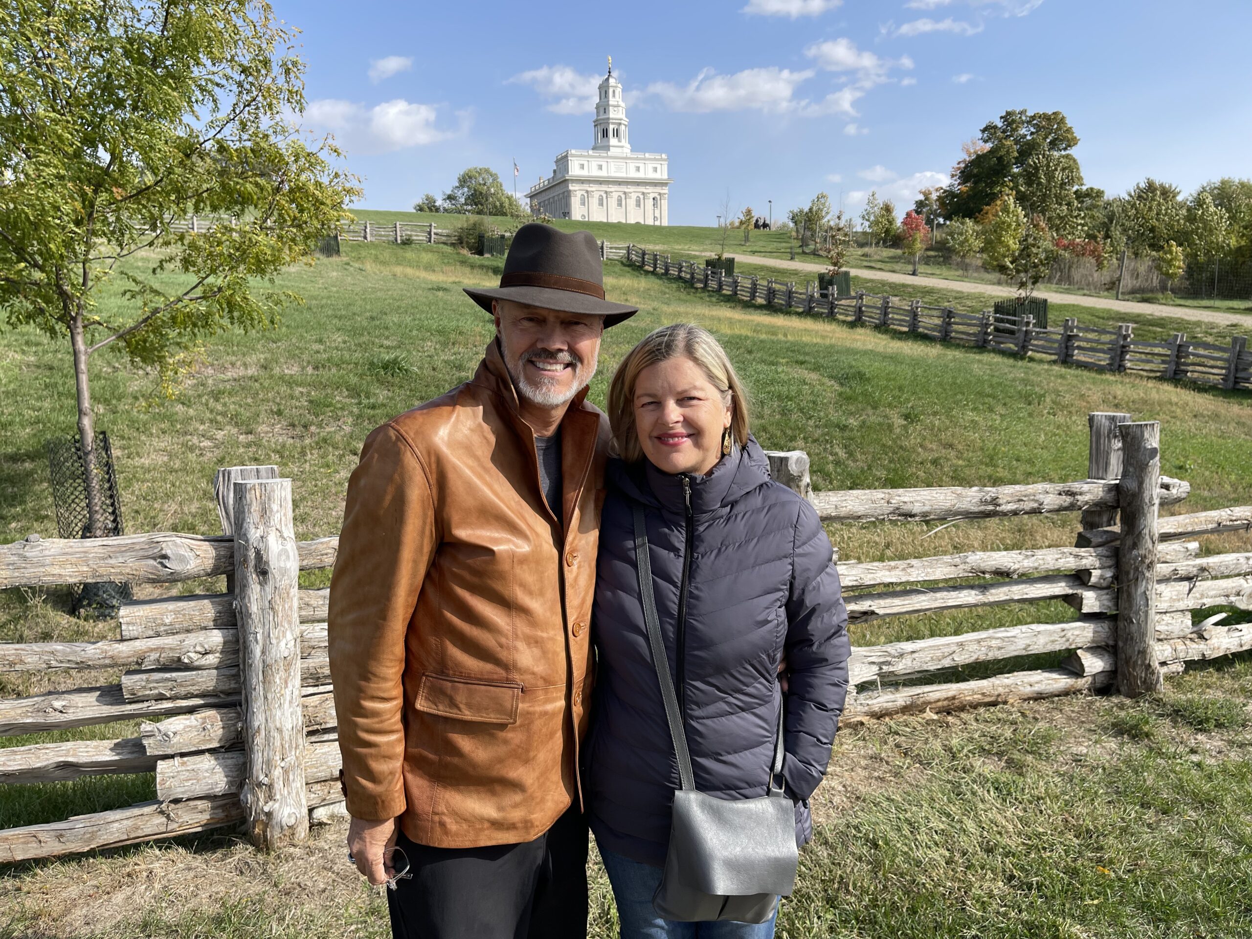 Dr. Brad and Jean in Nauvoo, Illinois