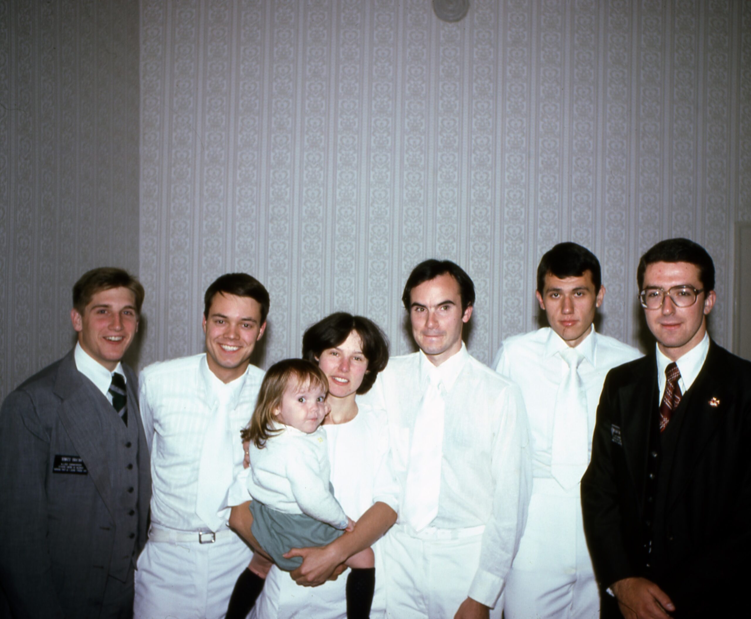 Baptism of the Ide family, Parma, Italy 1978